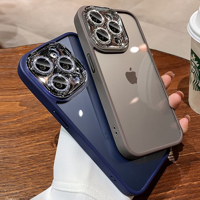 Lens Glitter Phone Case Protection