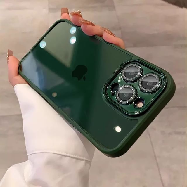 Glitter Lens Protection Phone Case - Compatible with iPhone