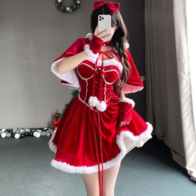 Christmas Girl Cosplay Costume Set
