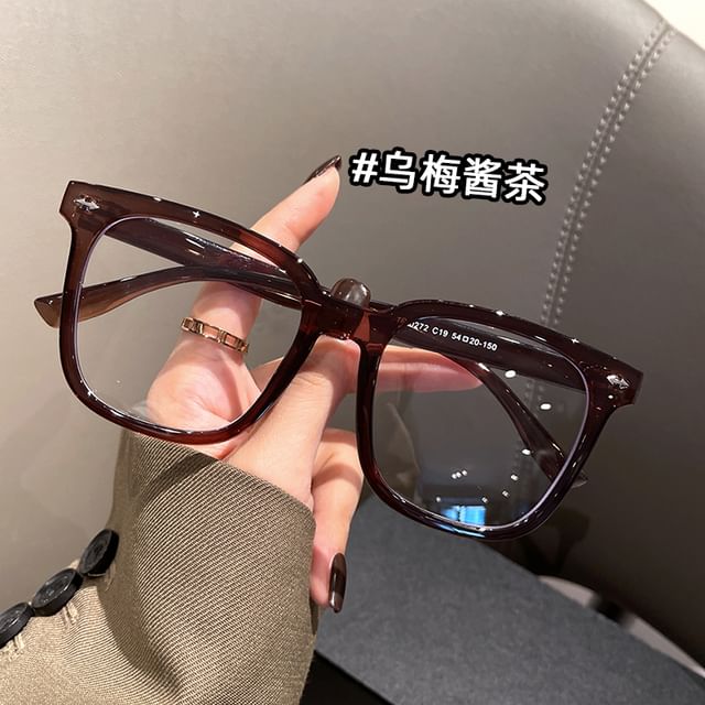 Lunettes carrées bloquant la lumière bleue
