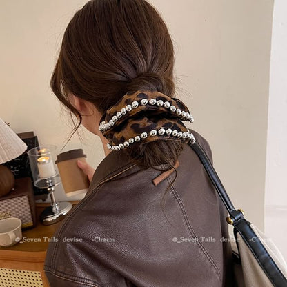 Hair Scrunchie Leopard