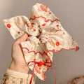 Lace Scrunchie Bow Trim