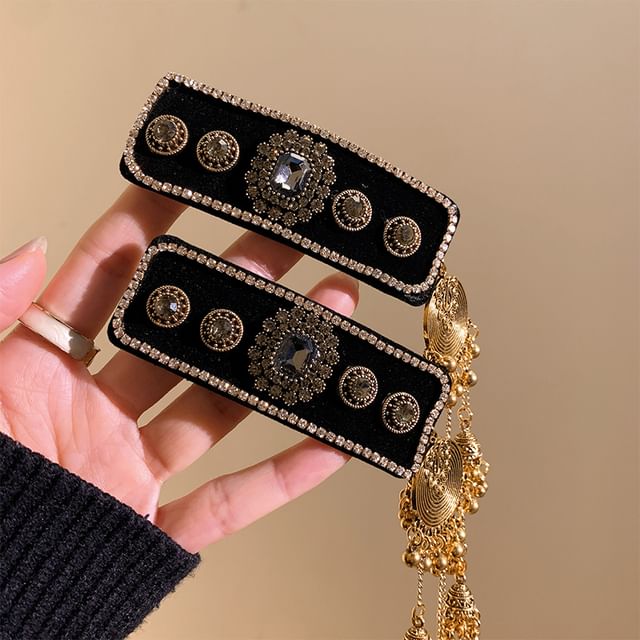 Clip / Rhinestone Beaded Set Hair