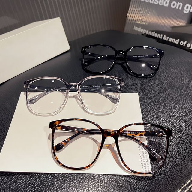 遮光ブルーラウンドメガネ