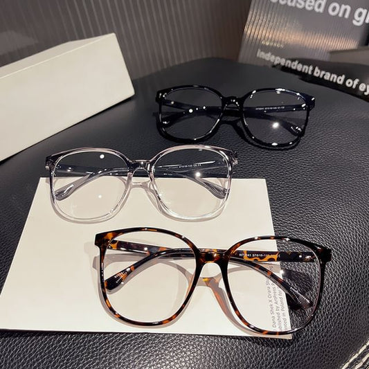 遮光ブルーラウンドメガネ