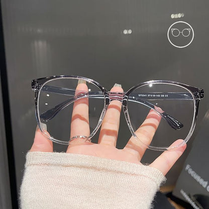 遮光ブルーラウンドメガネ