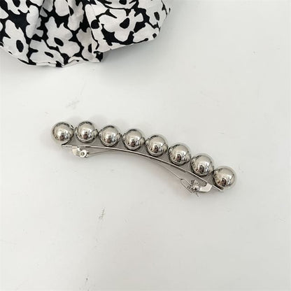Clip Alloy Bead Polished Hair