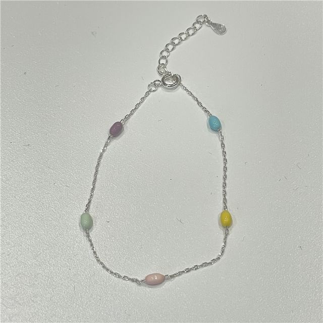 Pearl Silver Bead S925 Bracelet / Freshwater Sterling