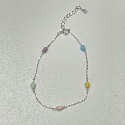 Pearl Silver Bead S925 Bracelet / Freshwater Sterling