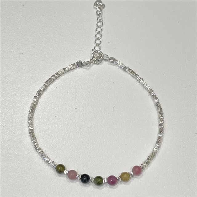 Pearl Silver Bead S925 Bracelet / Freshwater Sterling