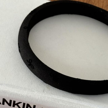 Headband Bow Fabric Embroidered