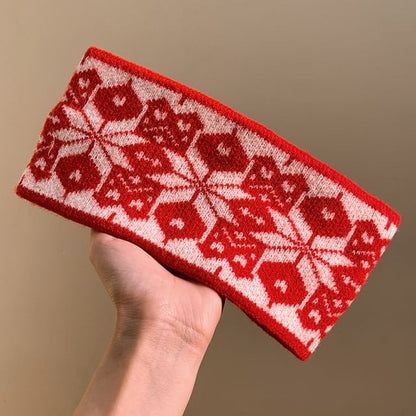 Headband Knitted Patterned