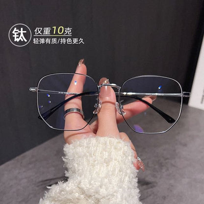 細フレーム眼鏡