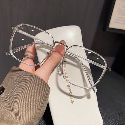 Brille mit quadratischem Rahmen