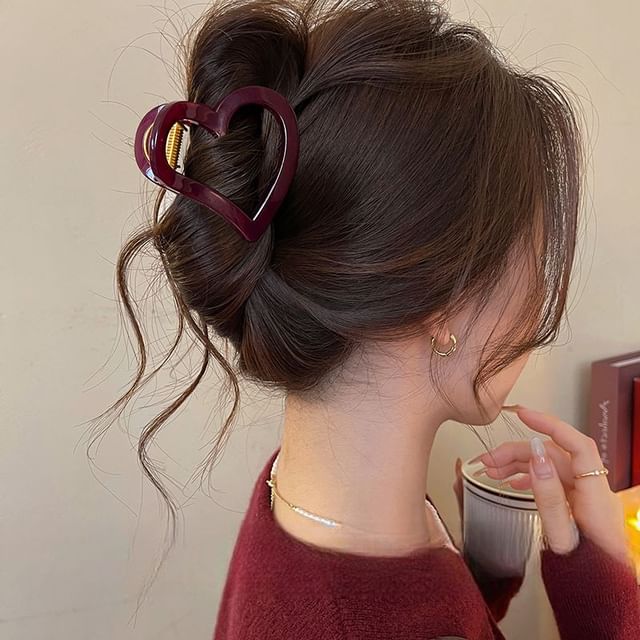Claw Heart Plain Hair