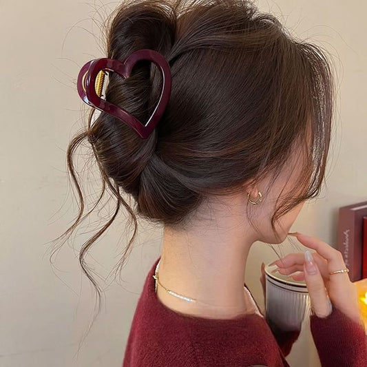 Claw Heart Plain Hair