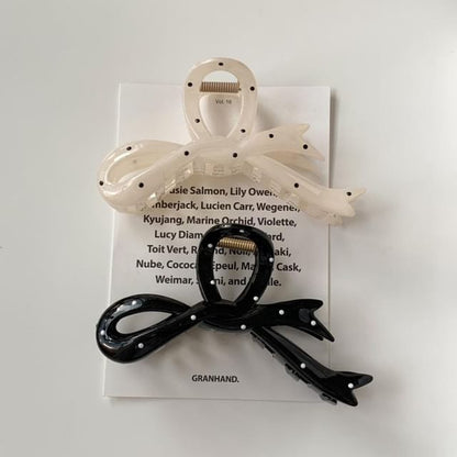 Hair Polka Dot Claw Bow