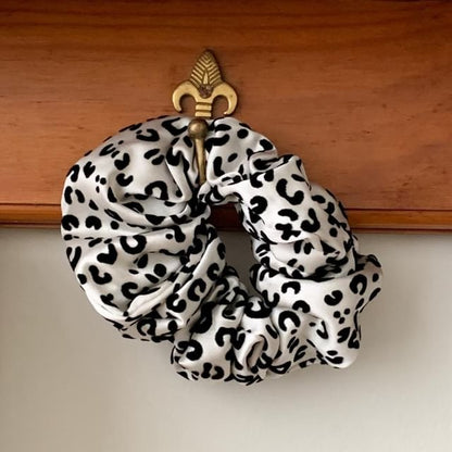 Print Scrunchie Leopard Hair