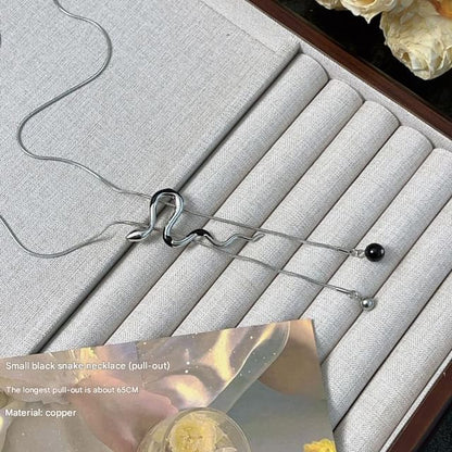 Necklace Lariat Snake Pendant Alloy
