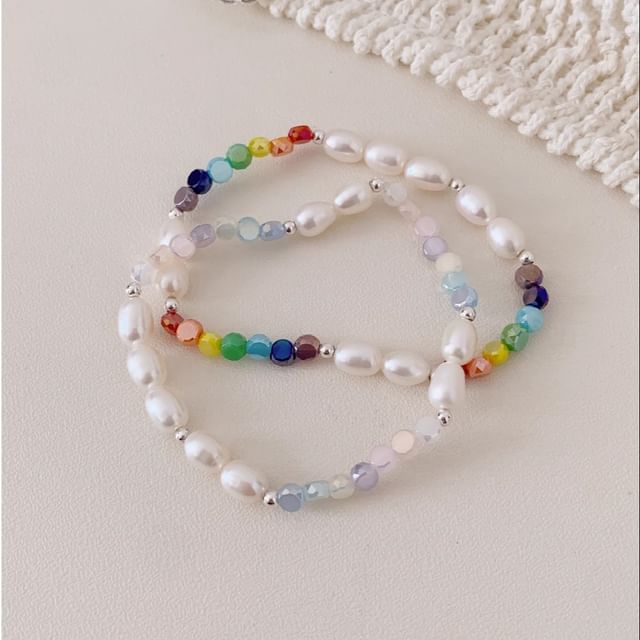 Silver Beaded Sterling Bracelet