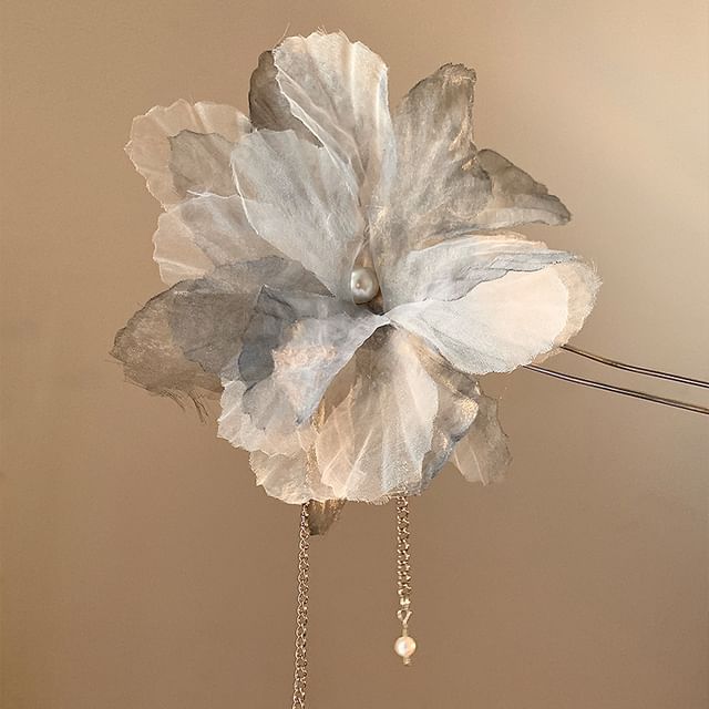 Mesh Blume Pin Haar