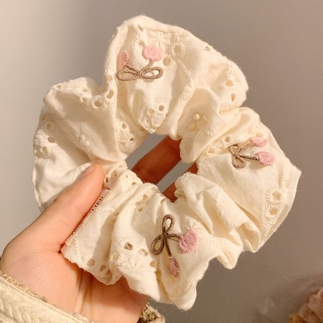 Scrunchie Applique Dot Cherry Designs) / Polka (Various