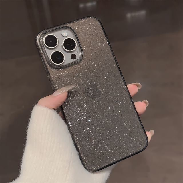 Glitter Transparent Phone Case - Compatible with iPhone