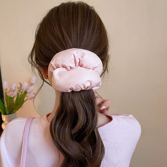 Puffed Plain Scrunchie