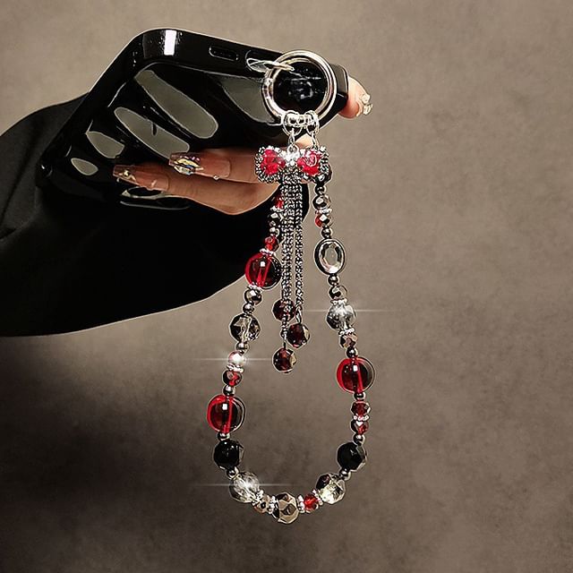 Faux Strap Telefon Schleife Kristall