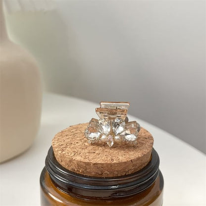 Rhinestone Acrylic Claw Hair Pearl Faux