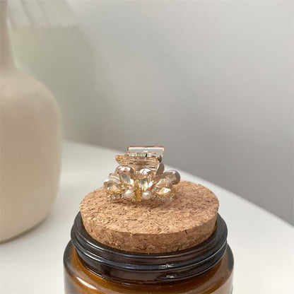 Rhinestone Acrylic Claw Hair Pearl Faux