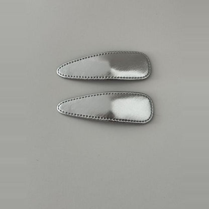 幾何学的なセットヘアクリップ合金