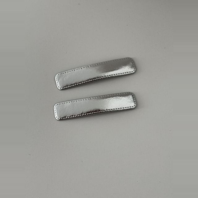 幾何学的なセットヘアクリップ合金