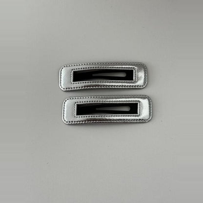 幾何学的なセットヘアクリップ合金