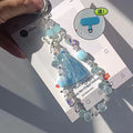 Kristall Telefon Faux Lanyard Strap Pad Schleife mit
