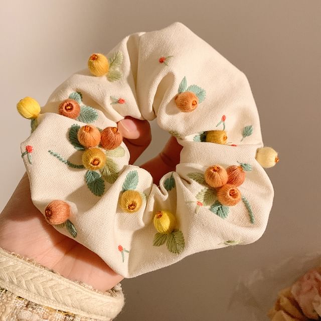 Floral Scrunchie