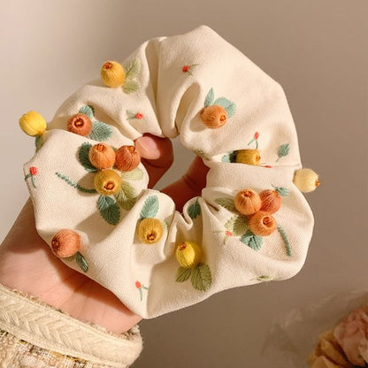 Floral Scrunchie