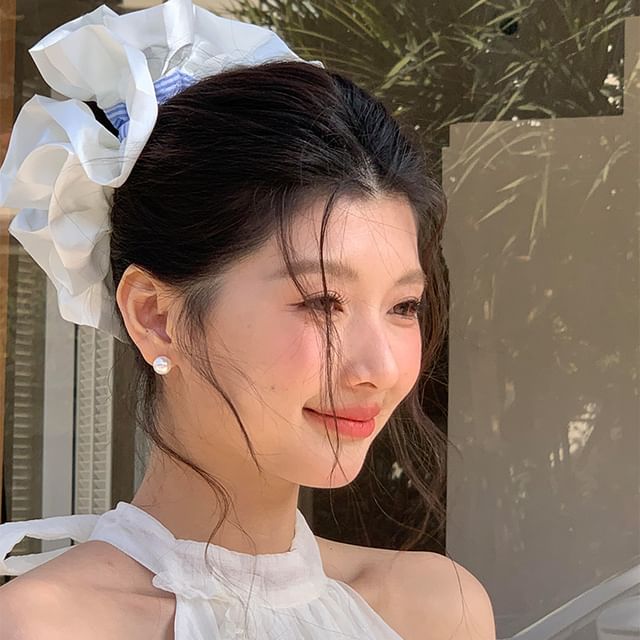 Striped Scrunchie