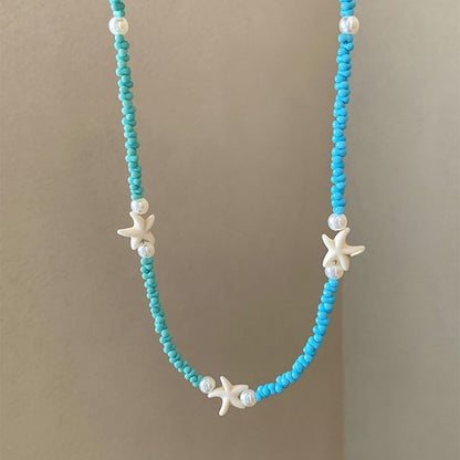 ビーズネックレス