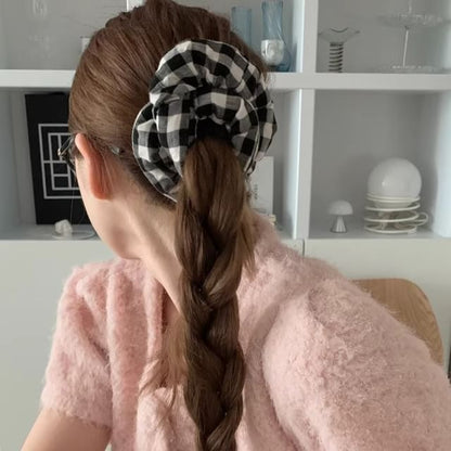 Scrunchie Padded Plaid