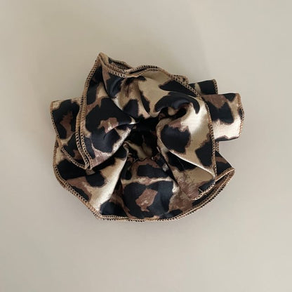 Scrunchie Print Leopard