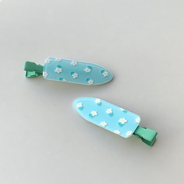 Patterned Set 2: Acrylic Hair of Clip