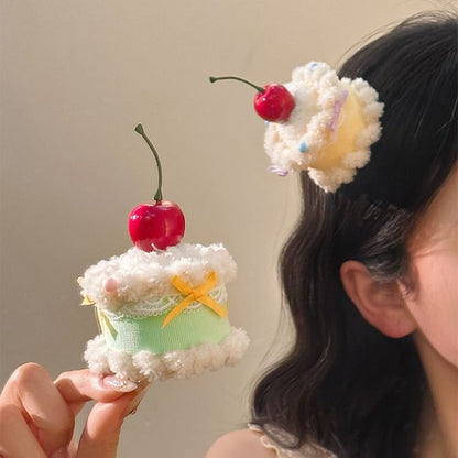 Cherry Hair Clip Cake