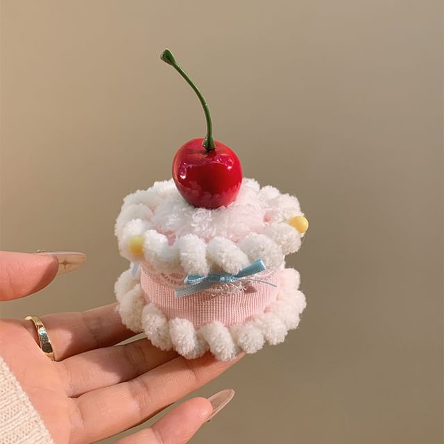 Cherry Hair Clip Cake