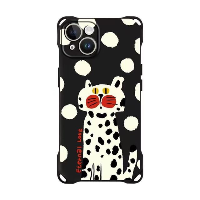 Cat Phone Case and Strap and Lanyard Options - Compatible with iPhone