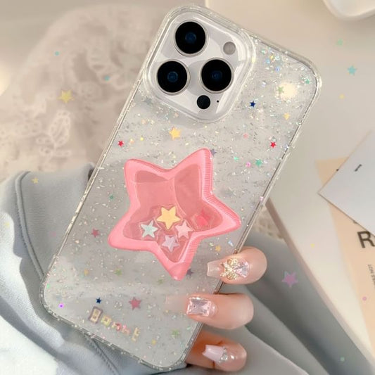Case Phone Glitter Star