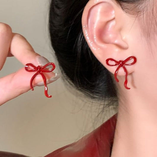 925 Ohrstecker Schleife Silber Ohrring Sterling