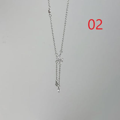 ネックレス ラリアット バタフライ