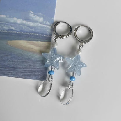 Legierung Ohrhänger Stern