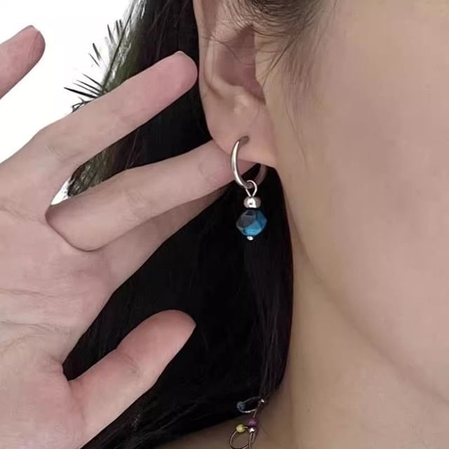 イヤリング 宝石 合金 ドロップ フェイク